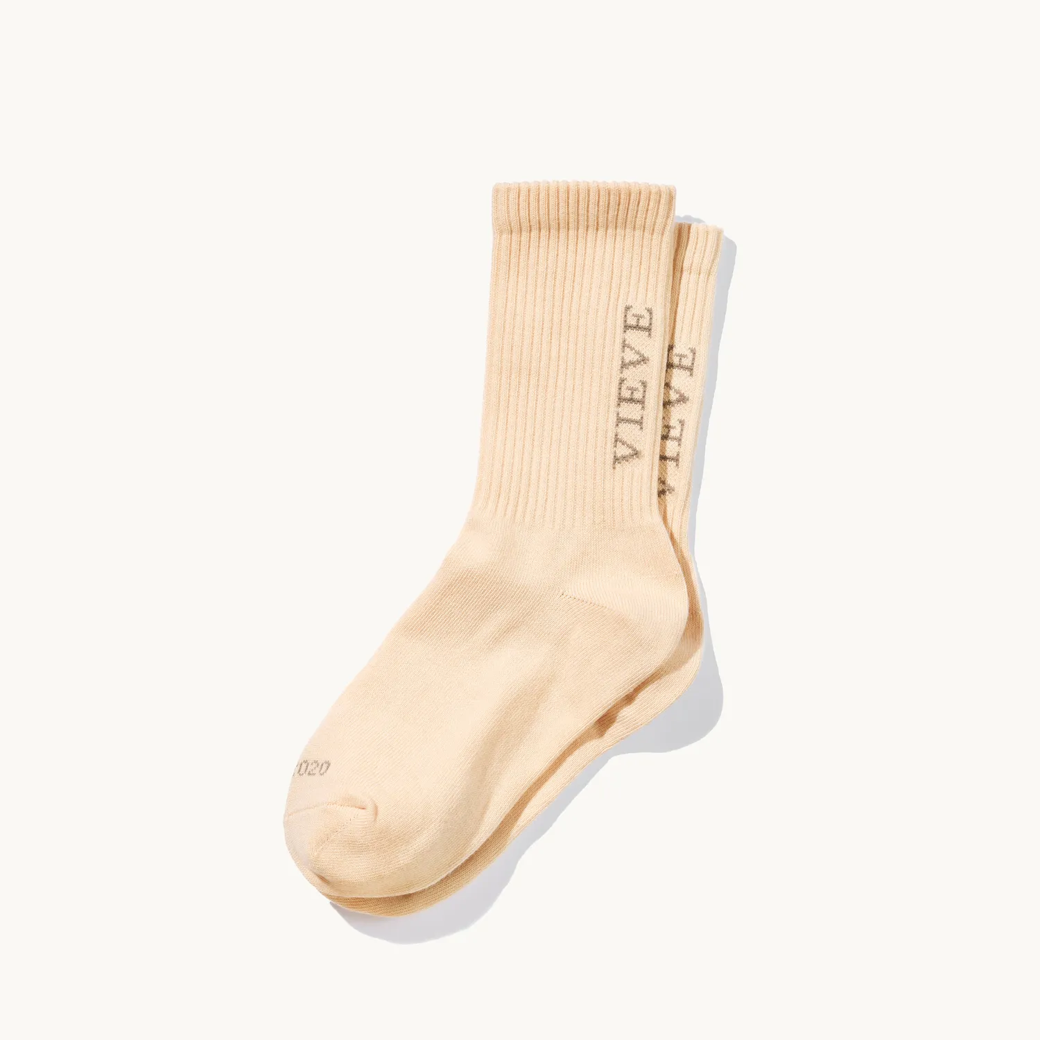 Vieve The Label Heritage Sock chaussettes beige taille unique coton
