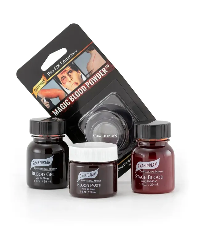 Graftobian Blood Sampler set 4 faux sangs test