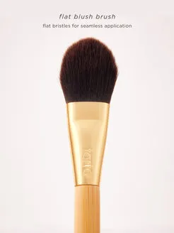 Tarte Flat Blush Brush pinceau blush plat fibres douces