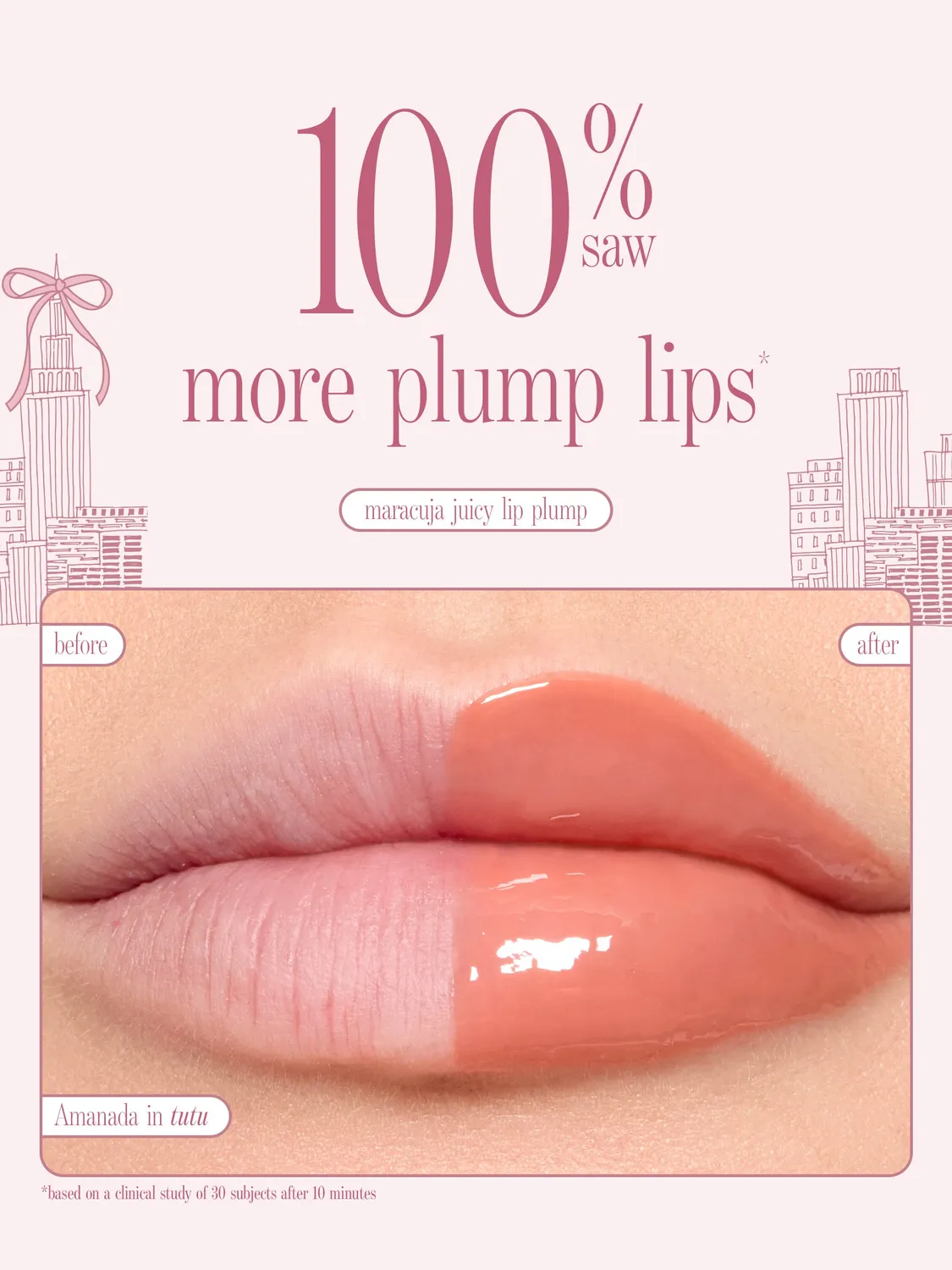 Tarte Say Less Maracuja duo gloss lèvres multi hydratant
