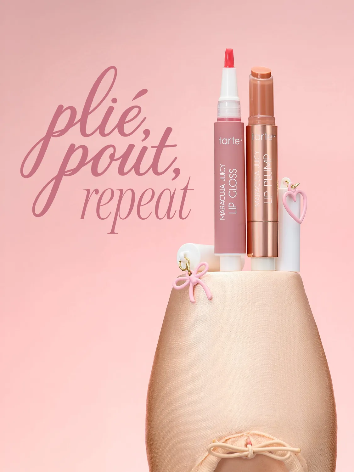 Tarte Say Less Maracuja duo gloss lèvres multi hydratant