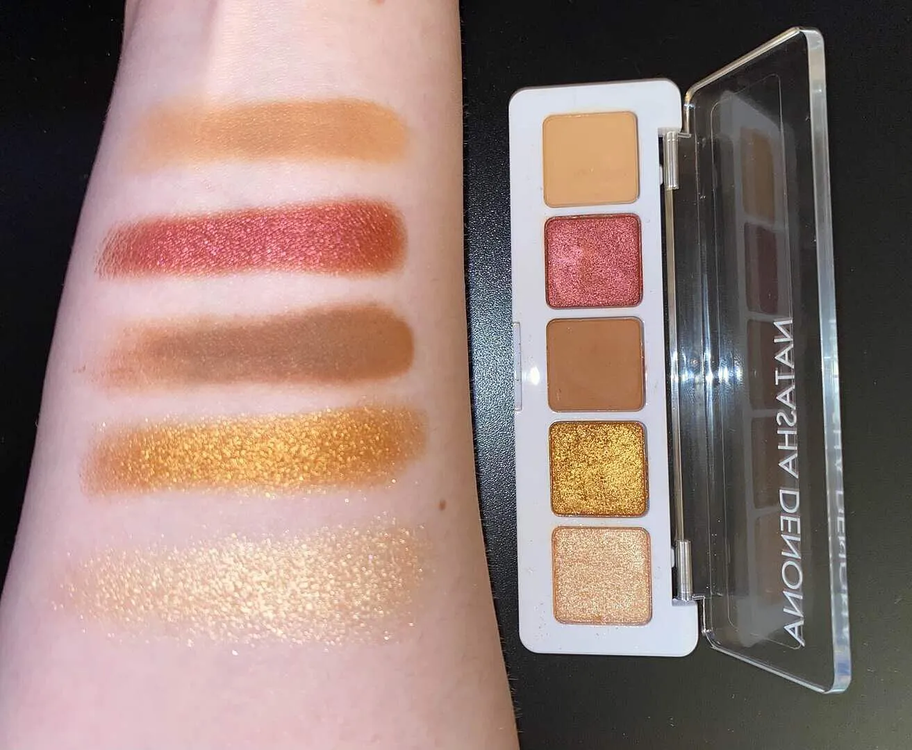 Natasha Denona Mini Sunset palette fards 5 teintes cuivrées