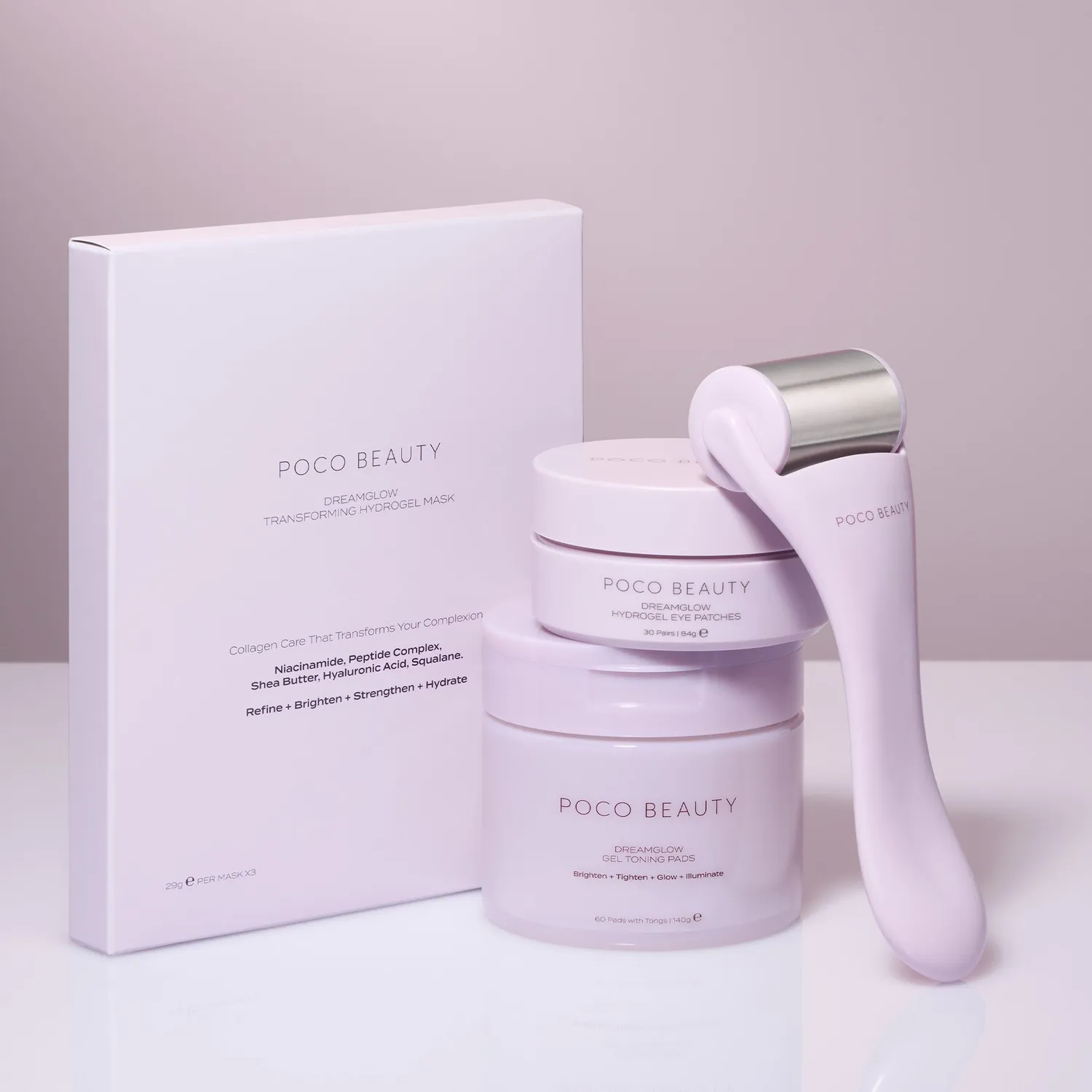 Poco Beauty Dreamglow Transforming masque hydrogel x3 éclat