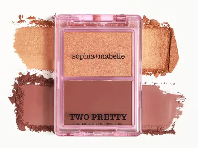 sophia+mabelle Two Pretty Cocoa Radiance palette bronzer 3 g