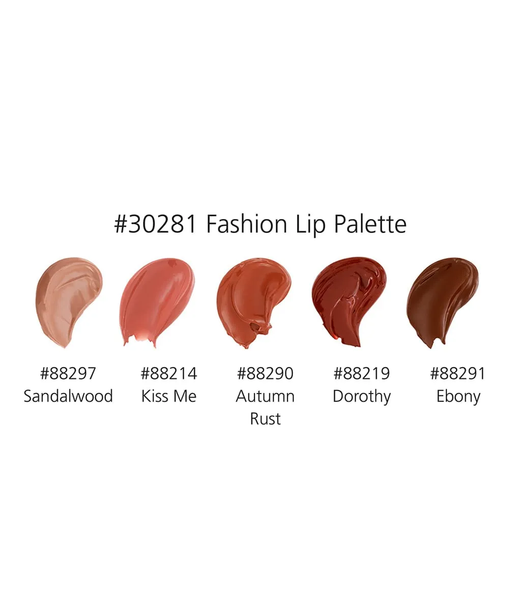 Graftobian Fashion Pro palette lèvres 5 teintes semi-mat