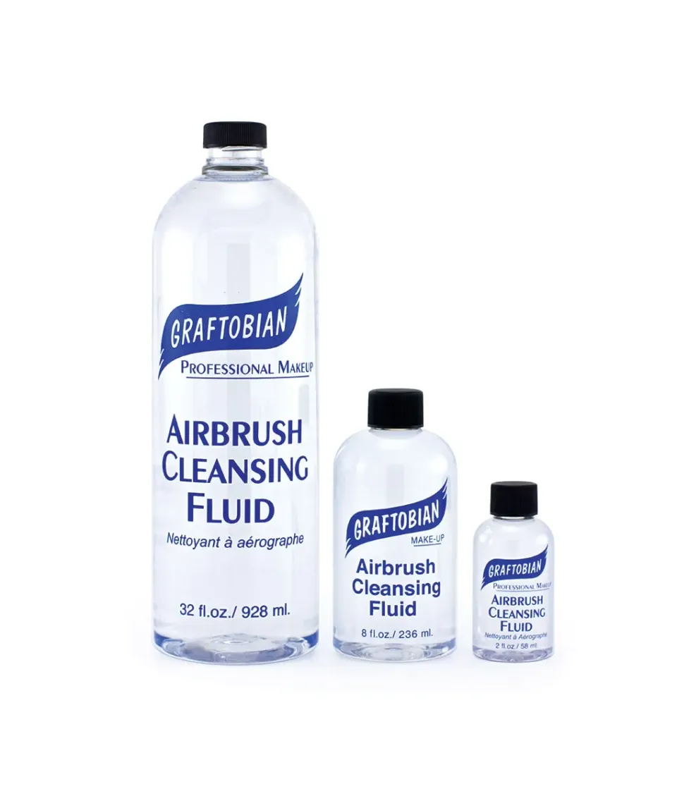 Graftobian Airbrush Cleansing Fluid nettoyant aérographe 2 oz alcool SD40