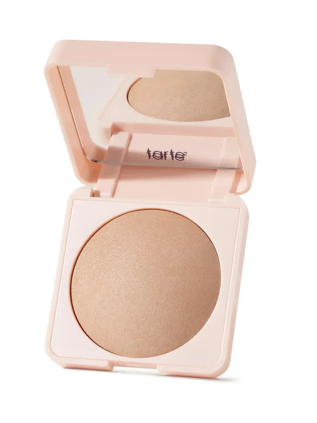 Tarte Amazonian Clay poudre fixatrice cuite éclat doré