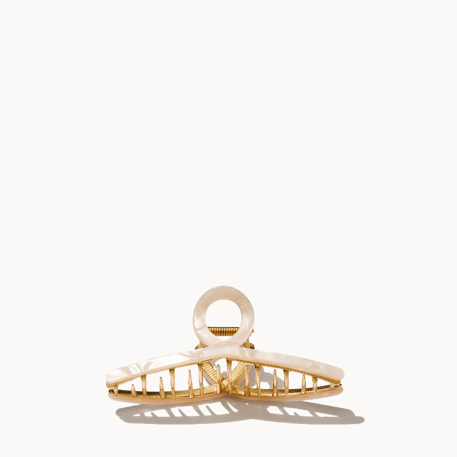 Vieve Claw Clip pince cheveux beige marbré