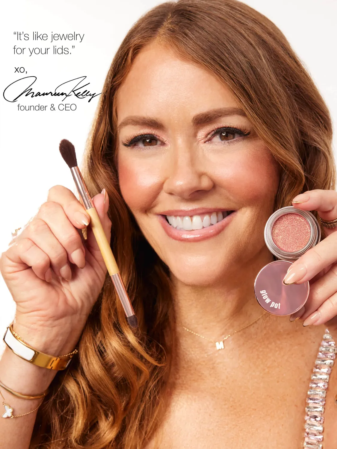 Tarte Glow Pot fard à paupières + pinceau multi waterproof