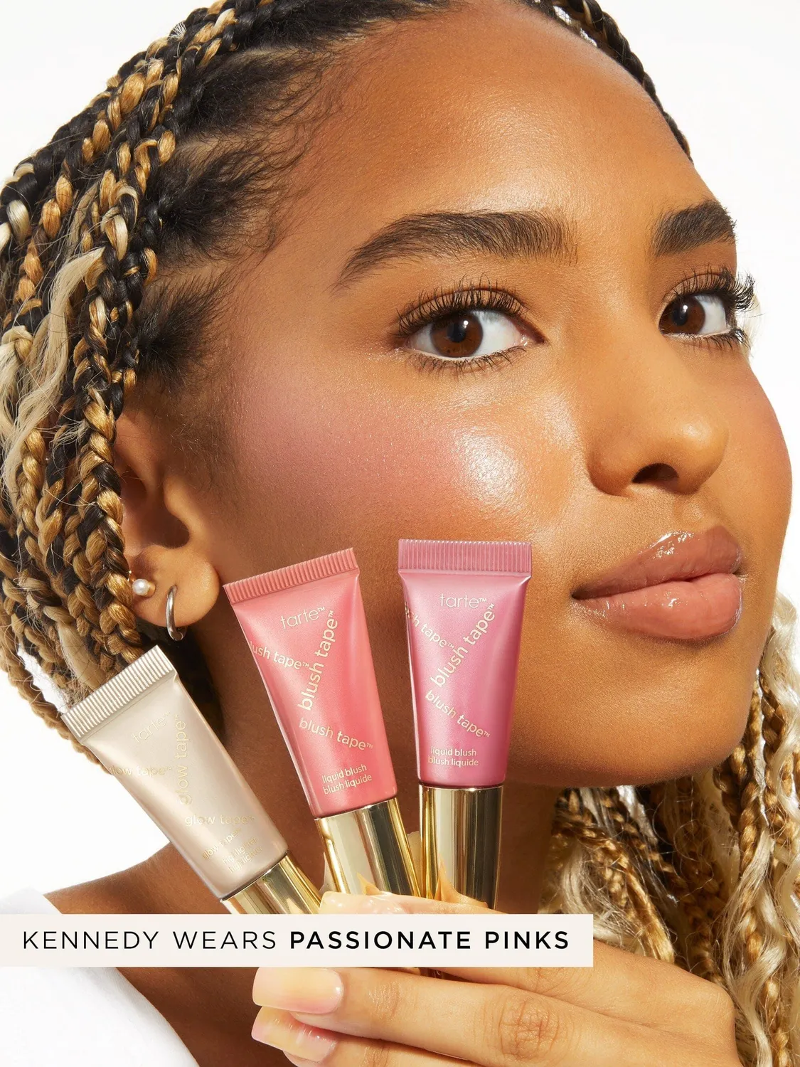 Tarte Blush Glow Tape set 3 minis roses voyage
