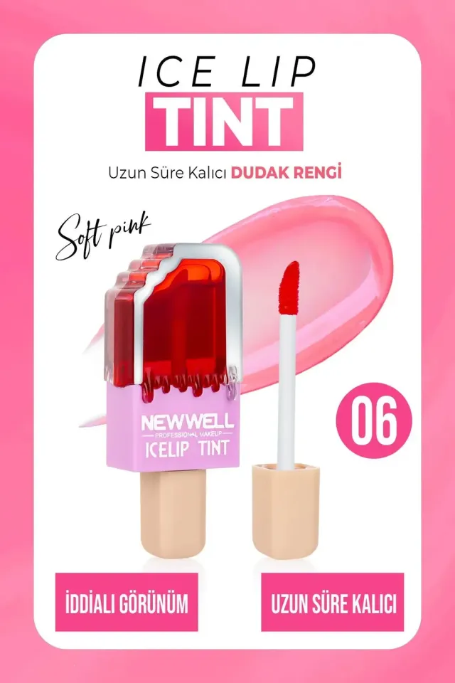 New Well Ice teinte lèvres soft pink 06 6 ml
