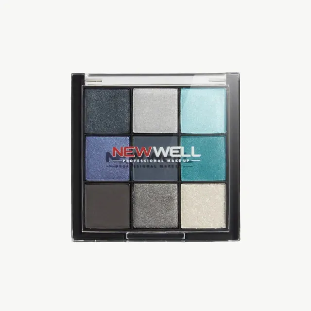 New Well Eyeshadow Palette fards 9 couleurs No 02 tons chauds