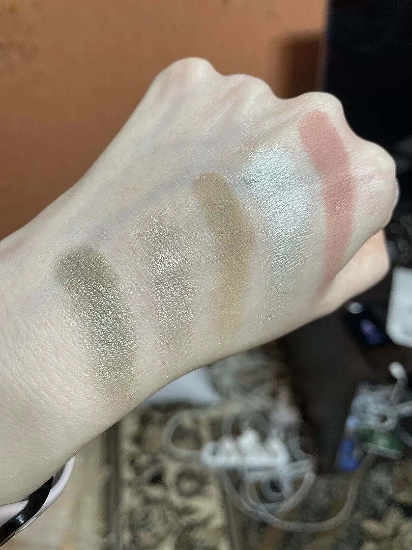Natasha Denona Retro Glam palette fards paupieres midi verts roses
