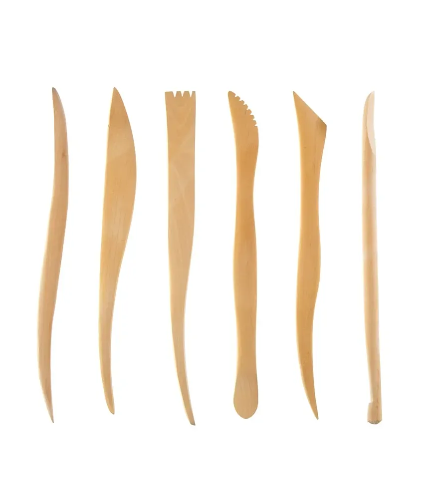 Graftobian set outils sculpture bois cire 6 pièces double