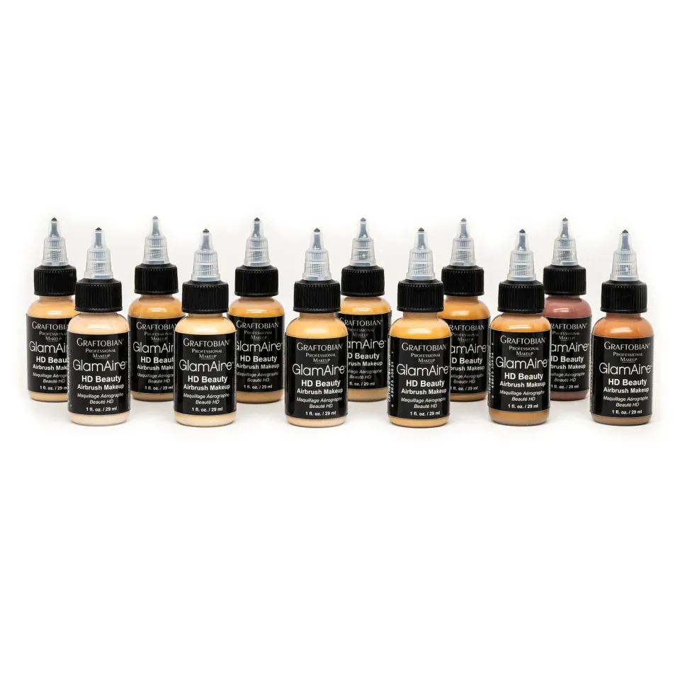 Graftobian GlamAire kit fond de teint airbrush HD 12x29ml