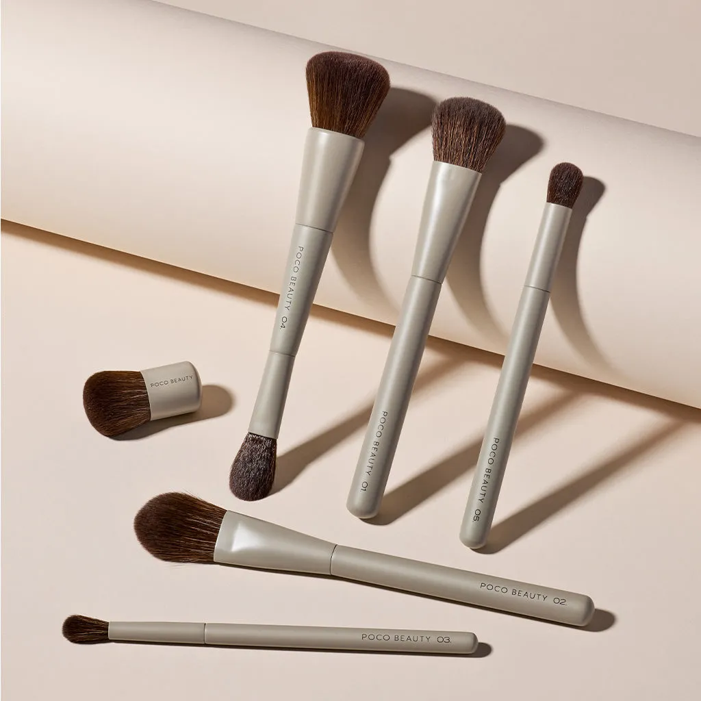 Poco Beauty Baby Bronze pinceau kabuki gris 4,5 cm