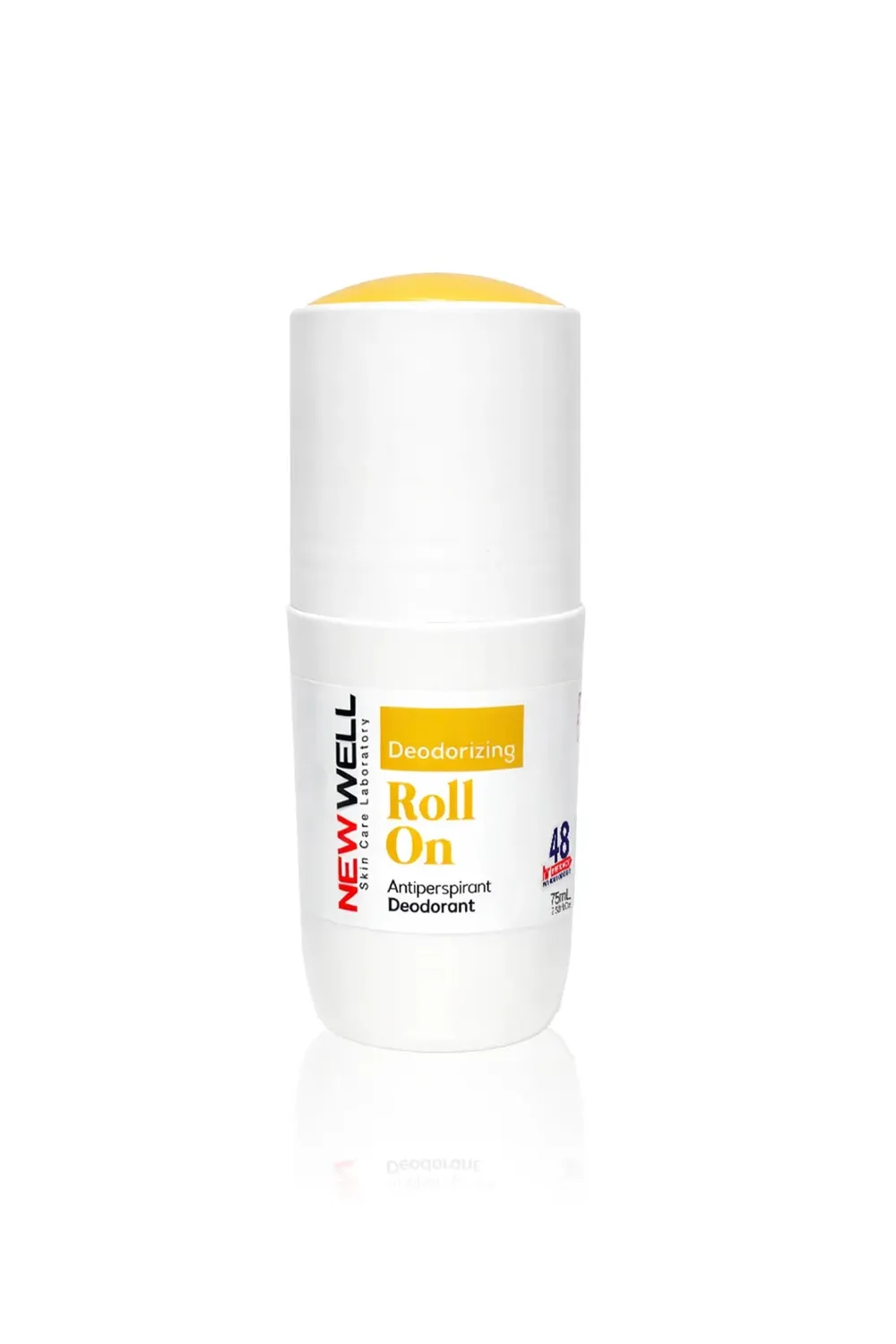 New Well déodorant roll-on jaune anti-transpirant 75 ml 48h