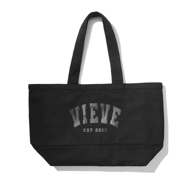 Vieve Varsity Tote 2.0 tote bag coton noir