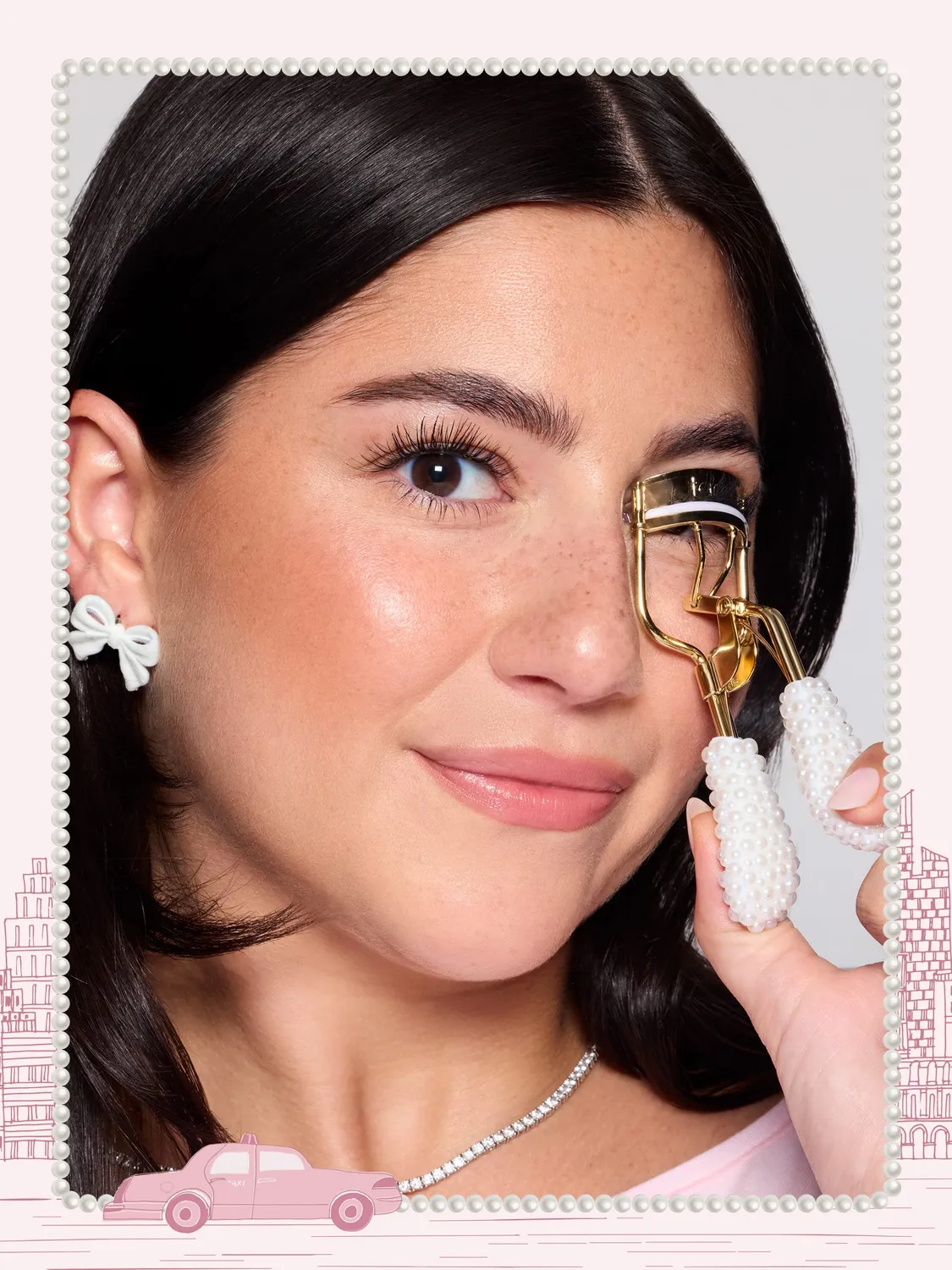 Tarte Pretty in Pearls recourbe-cils multi effet ouvrant