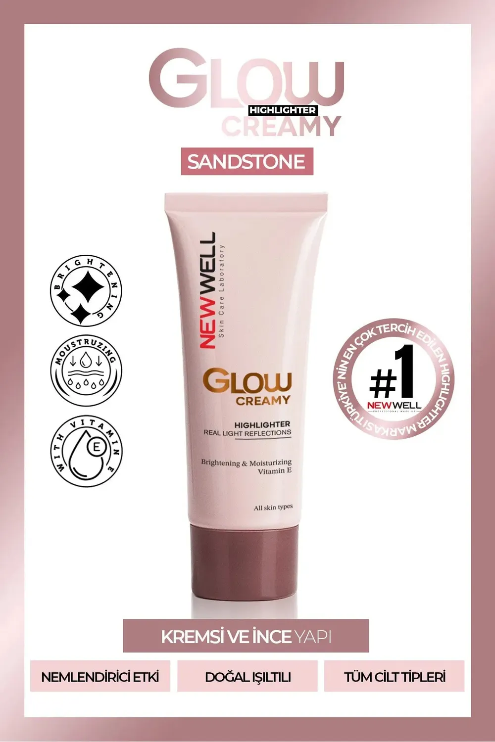 Newwell Glow Creamy highlighter crème Sandstone 04 30 ml