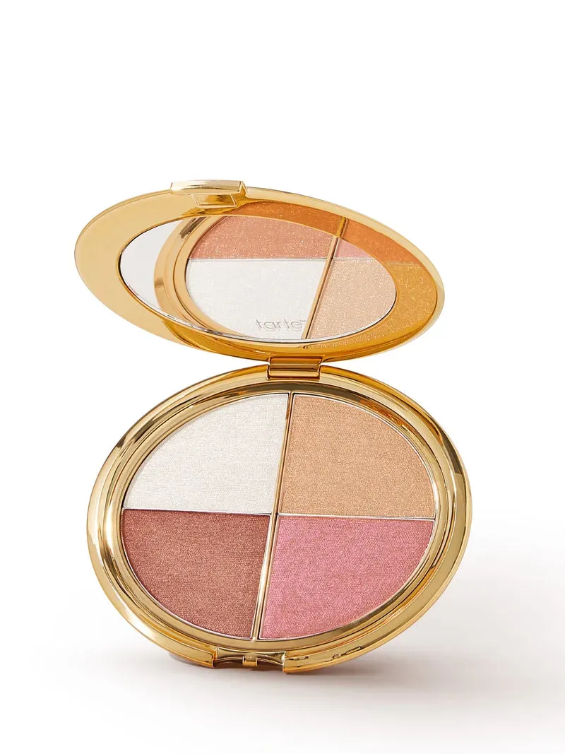 Tarte Glow Wardrobe palette yeux et joues 4 teintes éclat doré