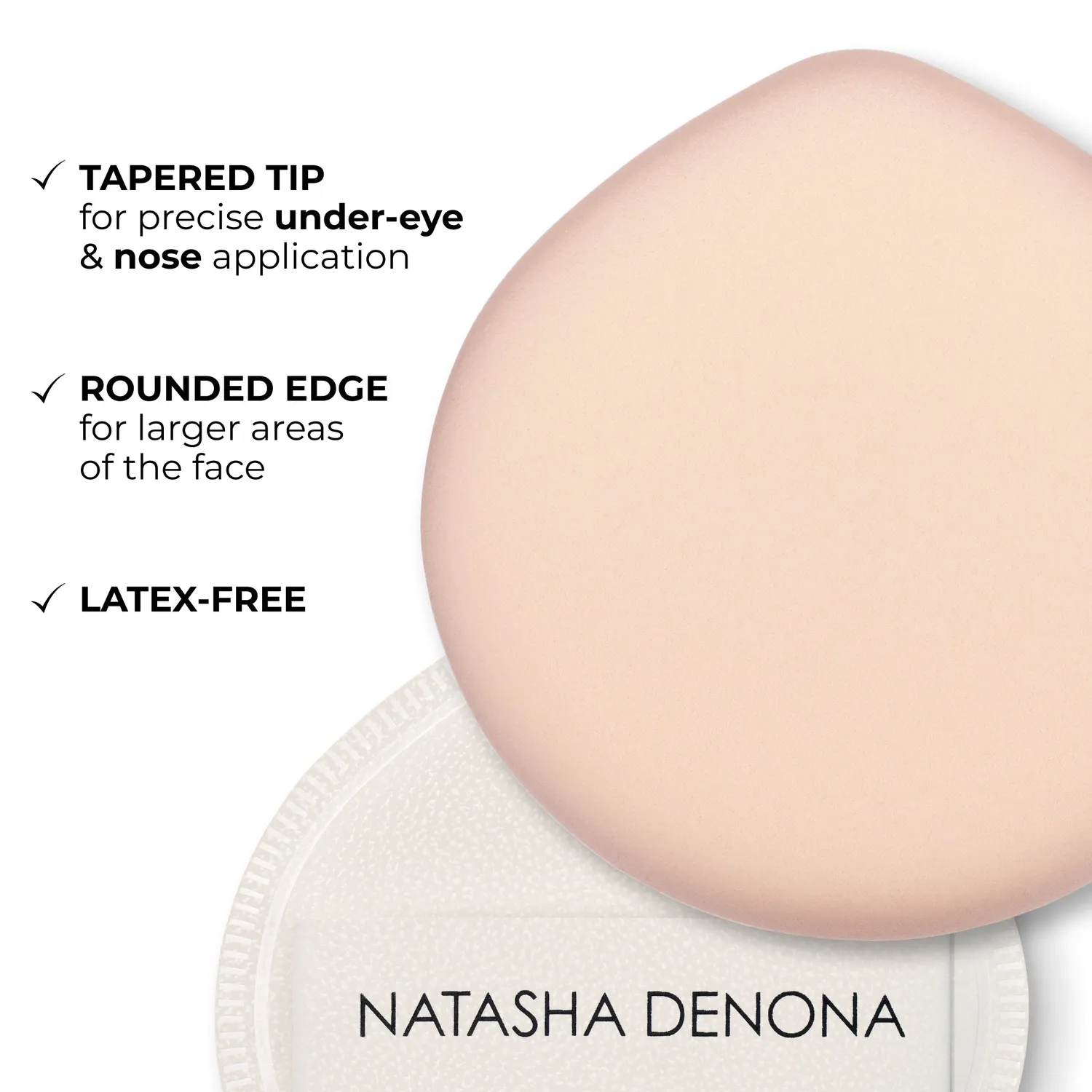 Natasha Denona Hy-Glam houppette Marshmallow avec étui