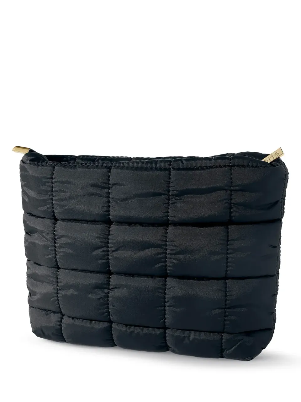 Tarte Puffy trousse maquillage noire matelassée