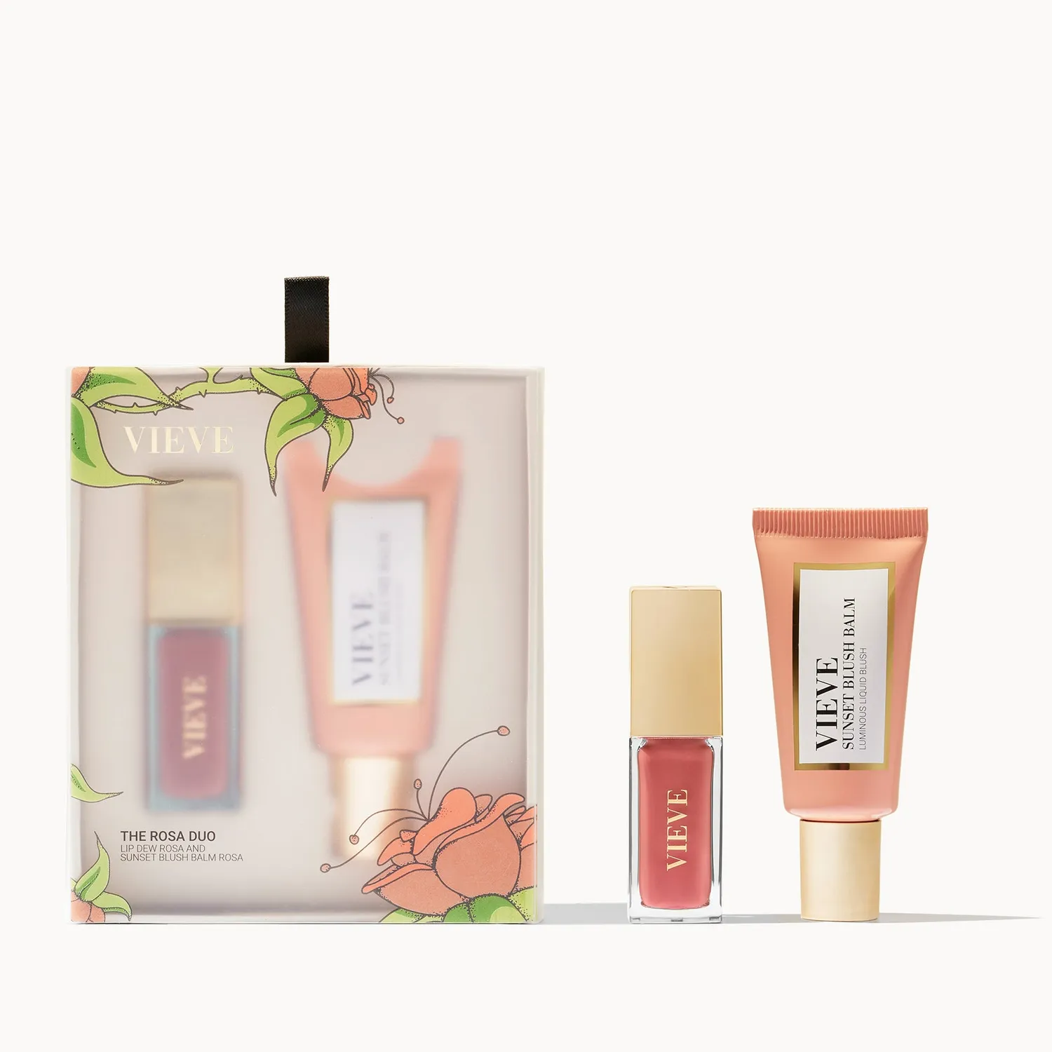 Vieve The Rosa Duo coffret blush lèvres Rosa