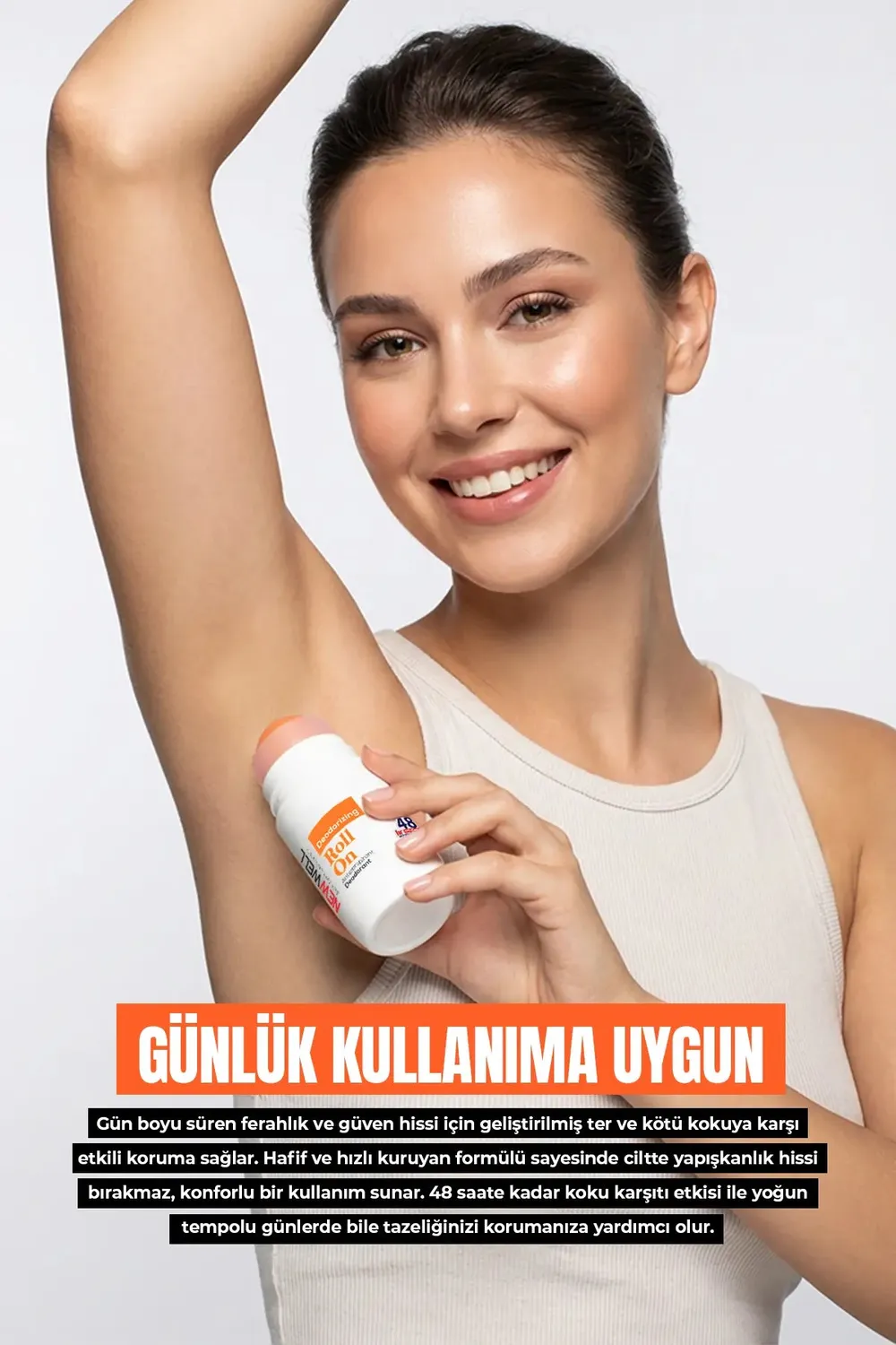 Newwell Deodorizing déo roll-on orange 75ml 48h agrumes
