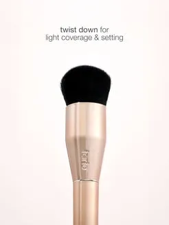 Tarte 2-in-1 Twist Tool pinceau teint couvrance modulable
