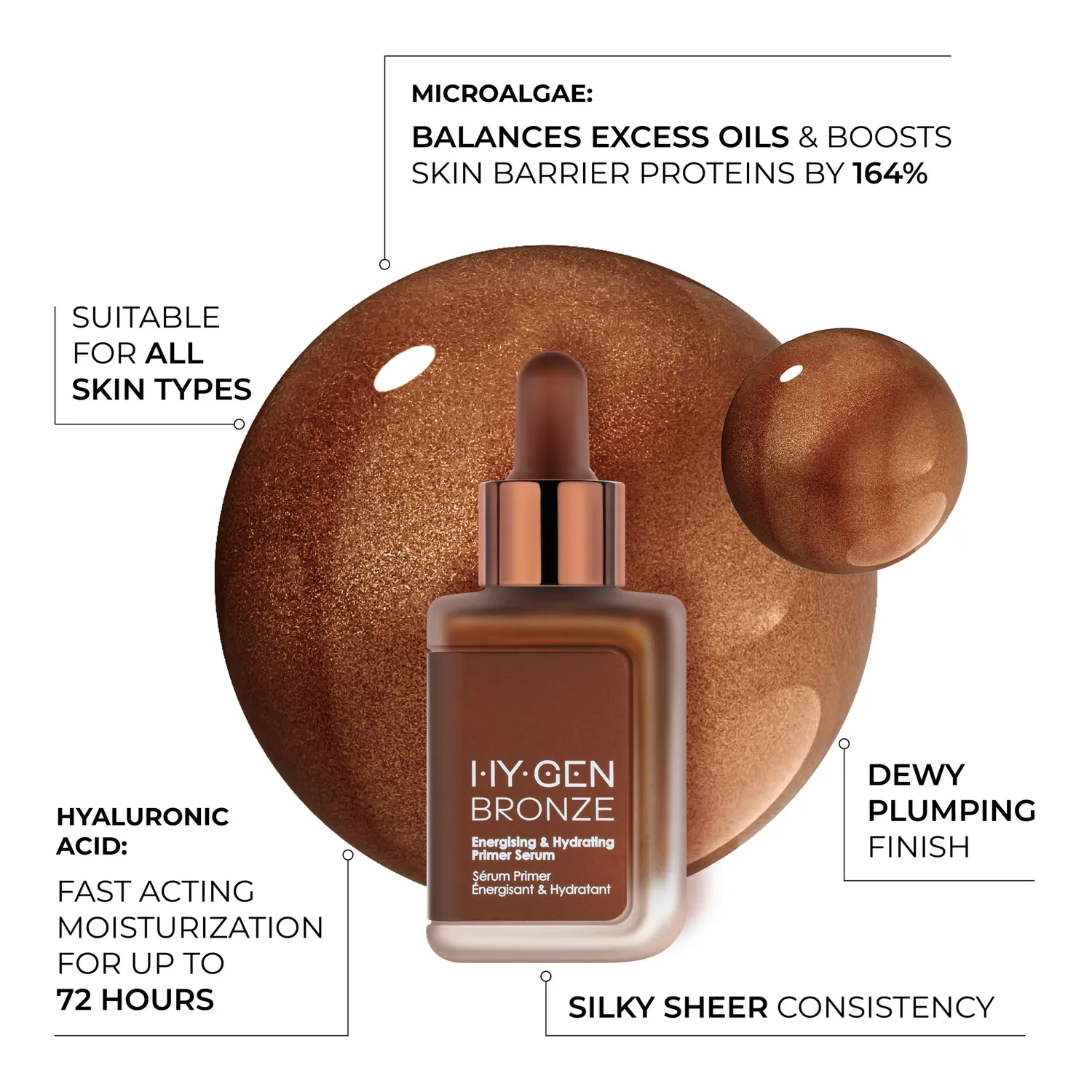 Natasha Denona HY-GEN Bronze primer sérum 20 ml bronzant