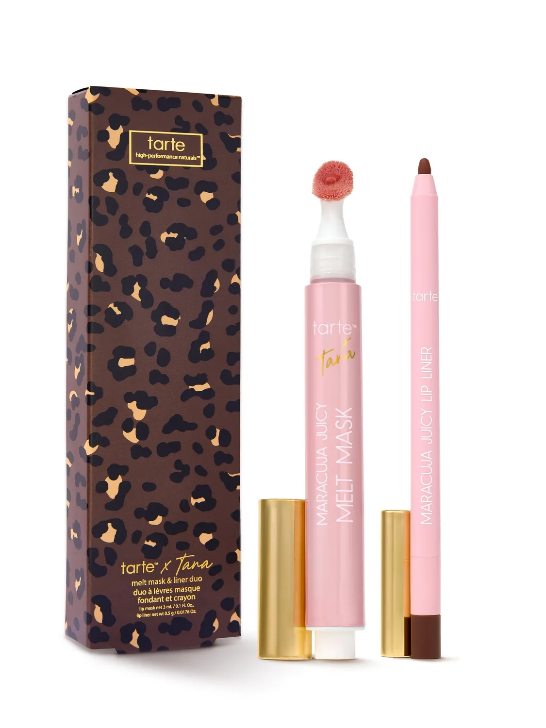 Tarte x Tana melt mask liner duo lèvres Tana I