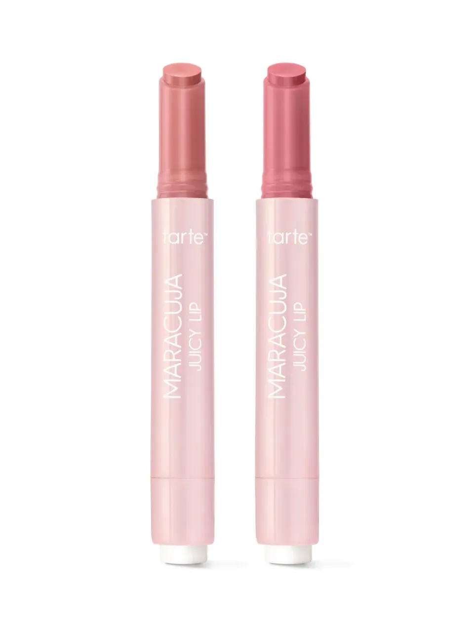 Tarte Maracuja Juicy Lip baume levres duo rose hibiscus 12h