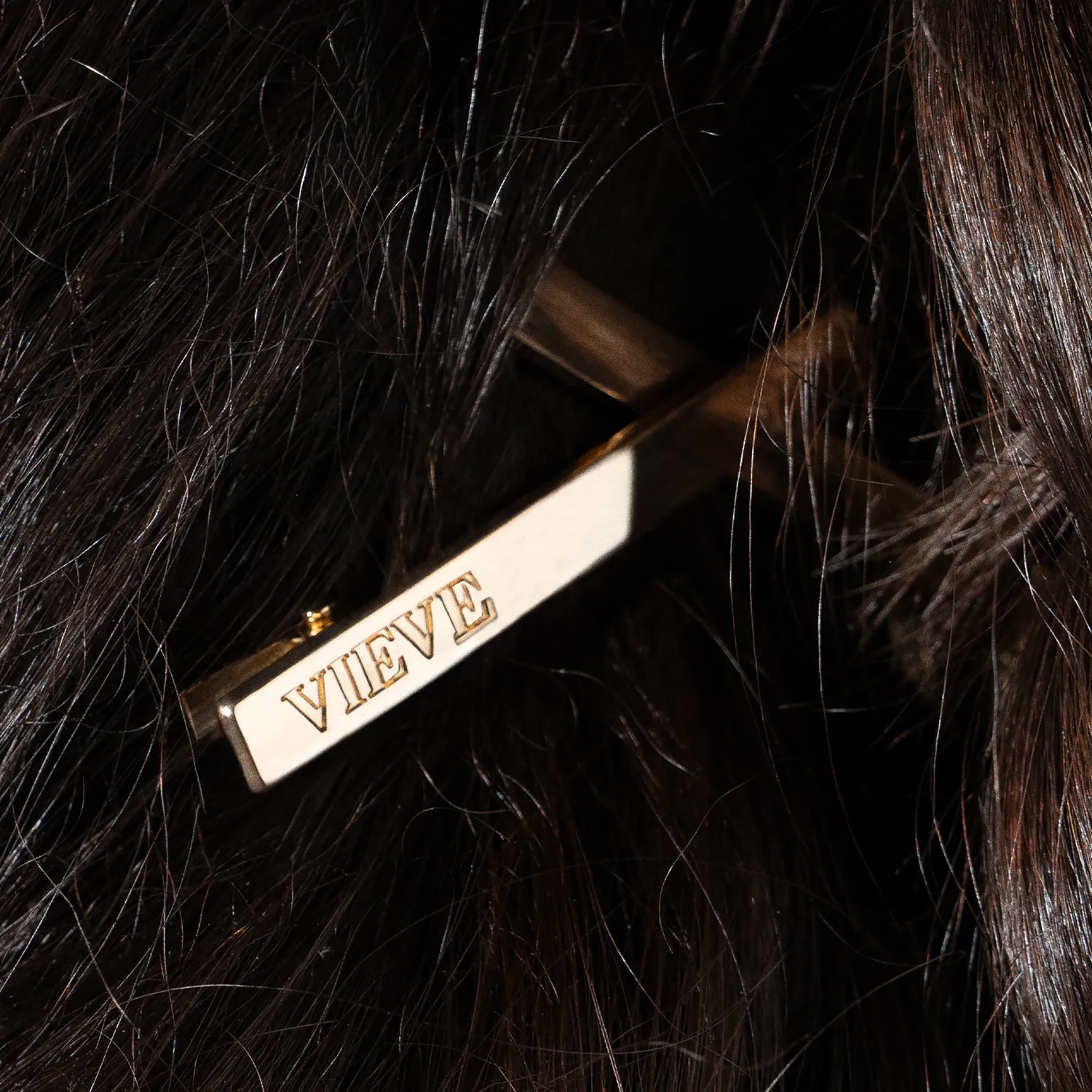 Vieve Slider pinces cheveux dorées lot de 2 logo