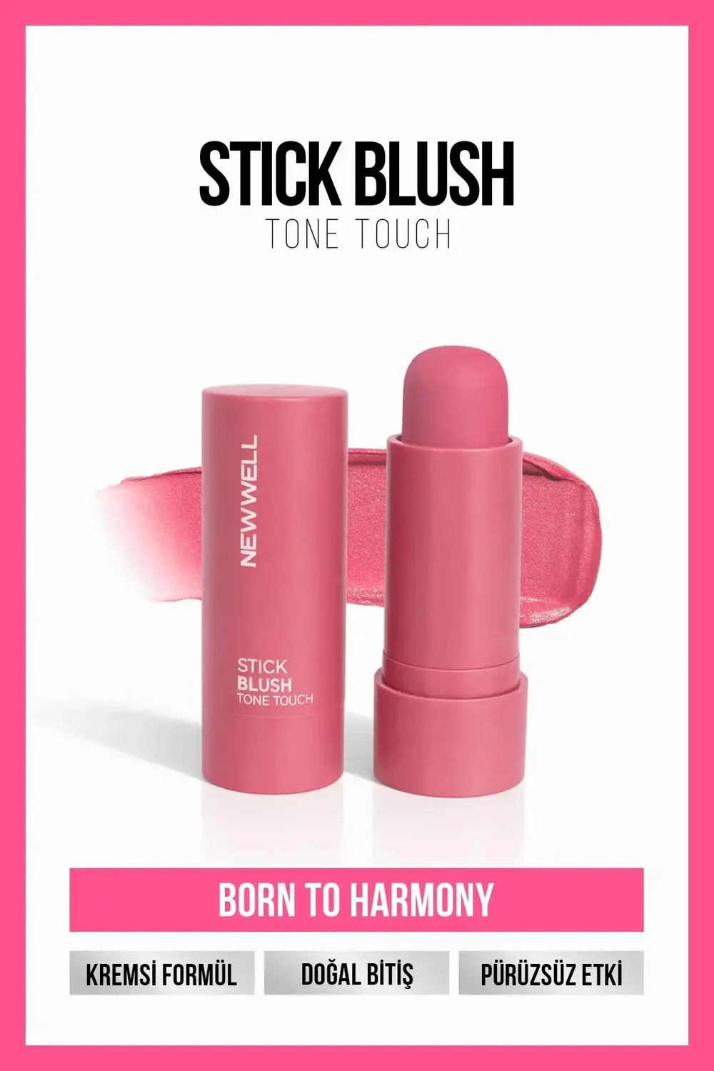 Newwell Tone Touch blush stick Born To Harmony 04 crémeux