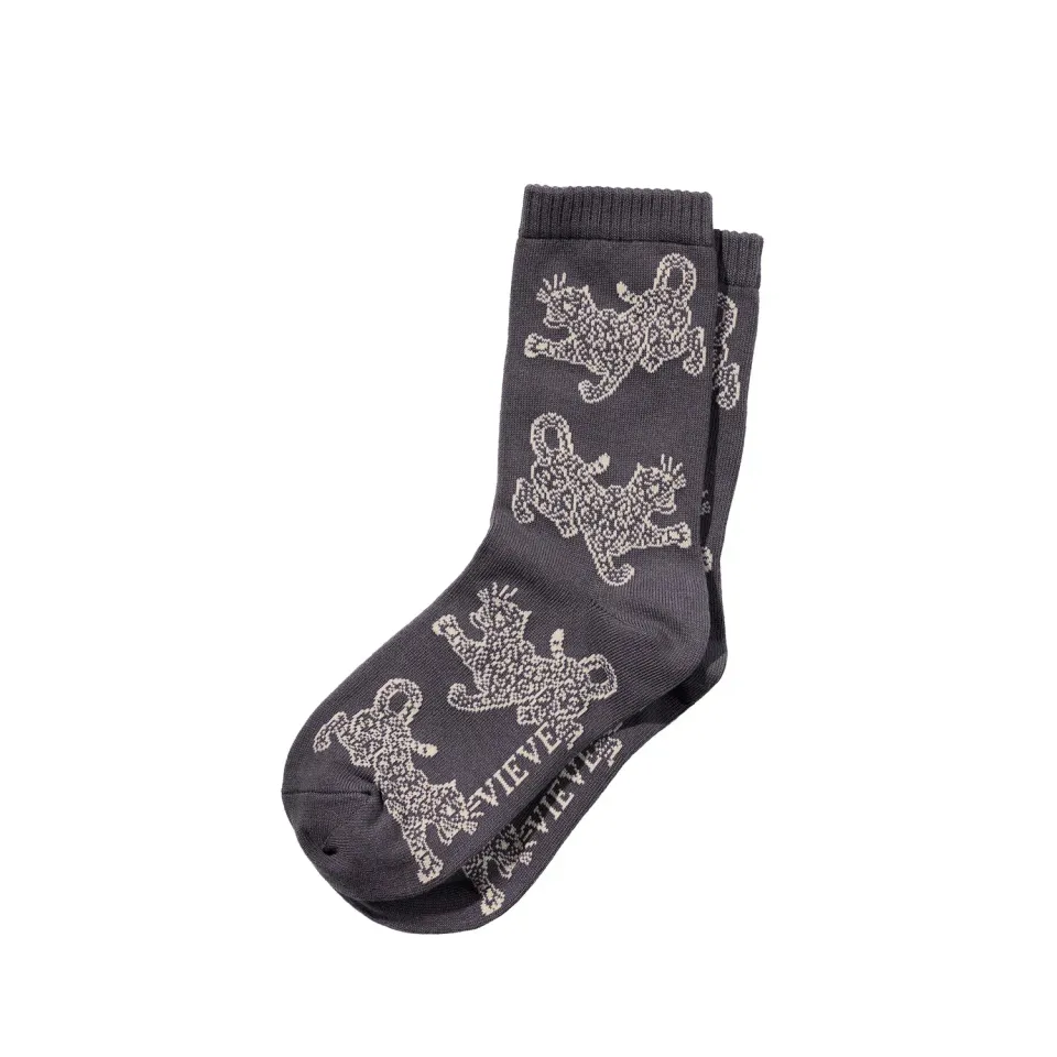 Vieve Ninetease chaussettes gris coton taille unique