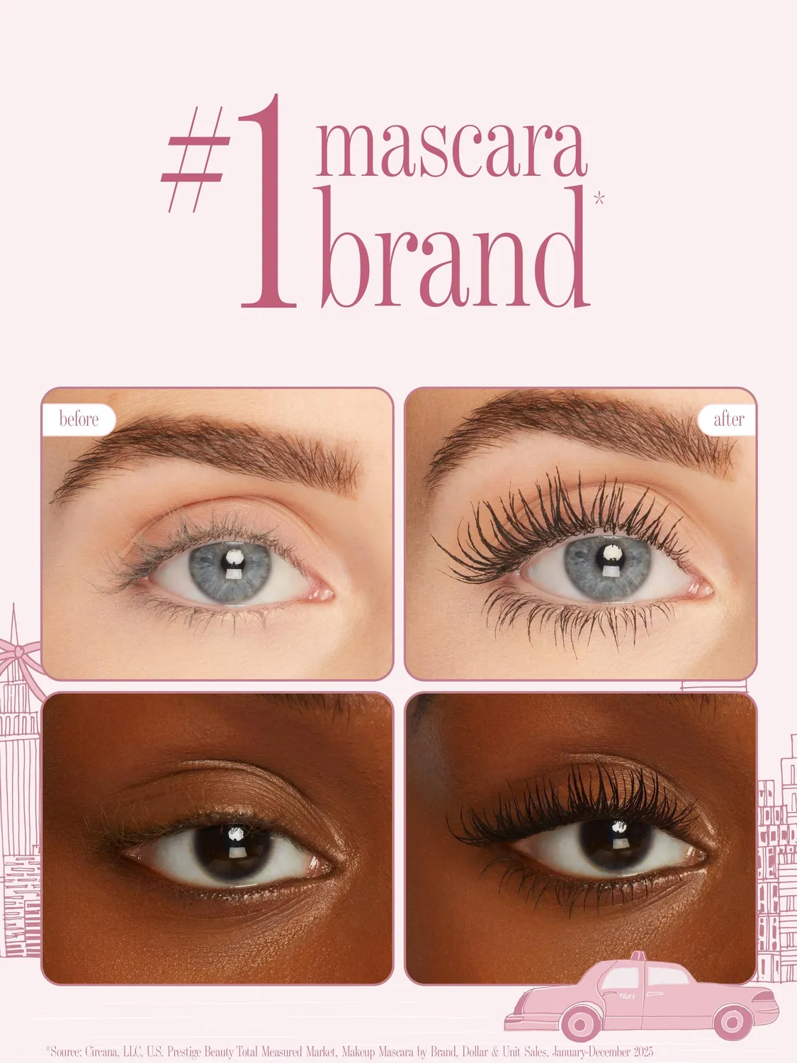 Tarte Tartelette XL Tubing mascara noir longueur 24h