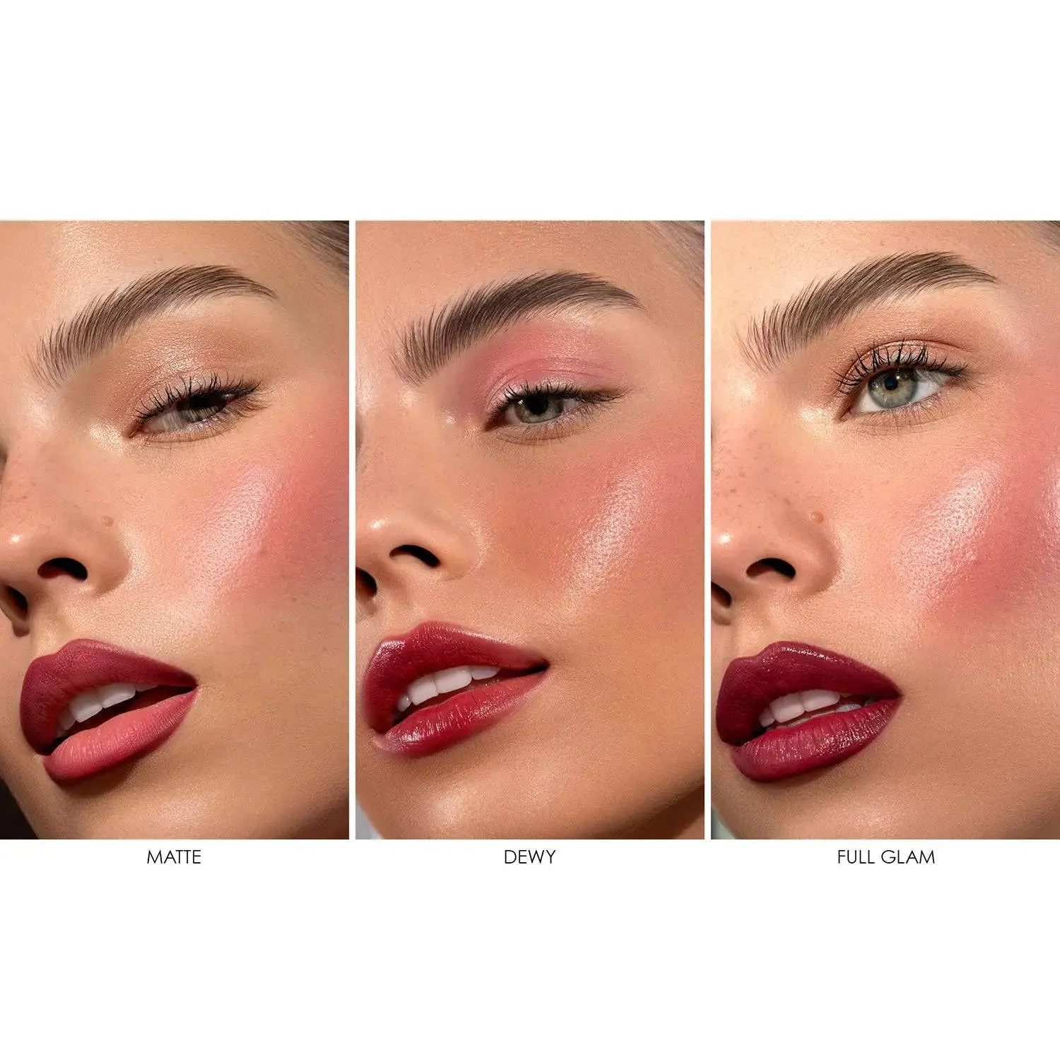 Natasha Denona Berry Pop trio blush highlighter cranberry lumineux