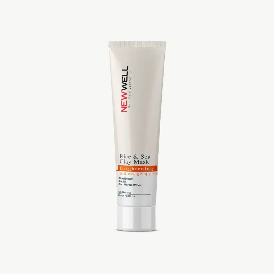 New Well Rice & Sea masque argile 100 ml éclat