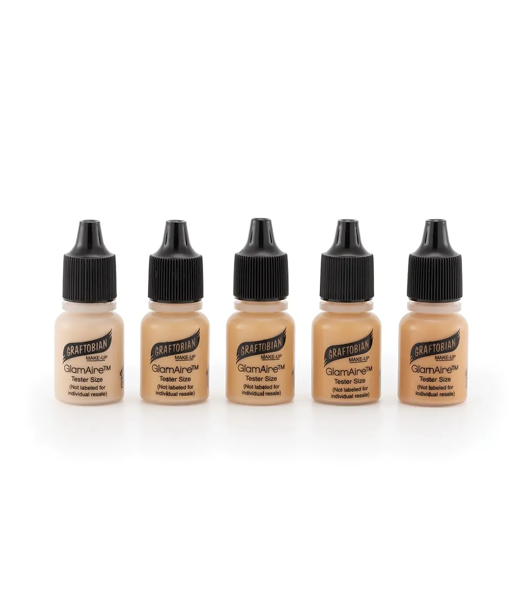 Graftobian GlamAire starter set fond teint airbrush 5x7ml