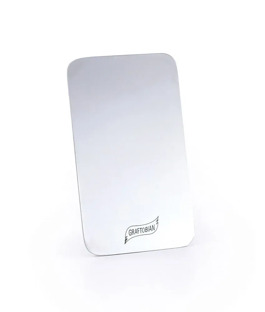 Graftobian Stainless Steel Mixing Palette mélangeur 7,6 x 12,7 cm inox