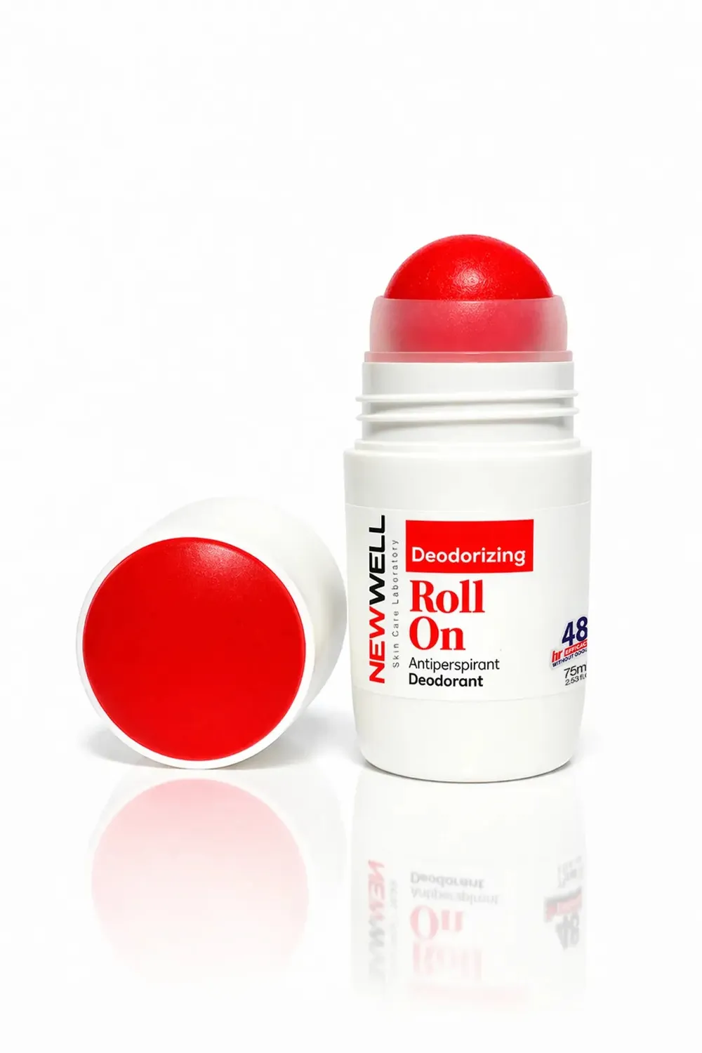 New Well déodorant roll-on rouge 75 ml 48h