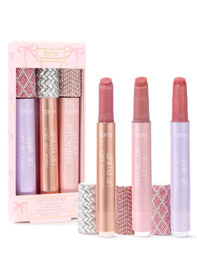 Tarte Maracuja Juicy Lip trio gloss Don't Kiss & Tell 3 pièces
