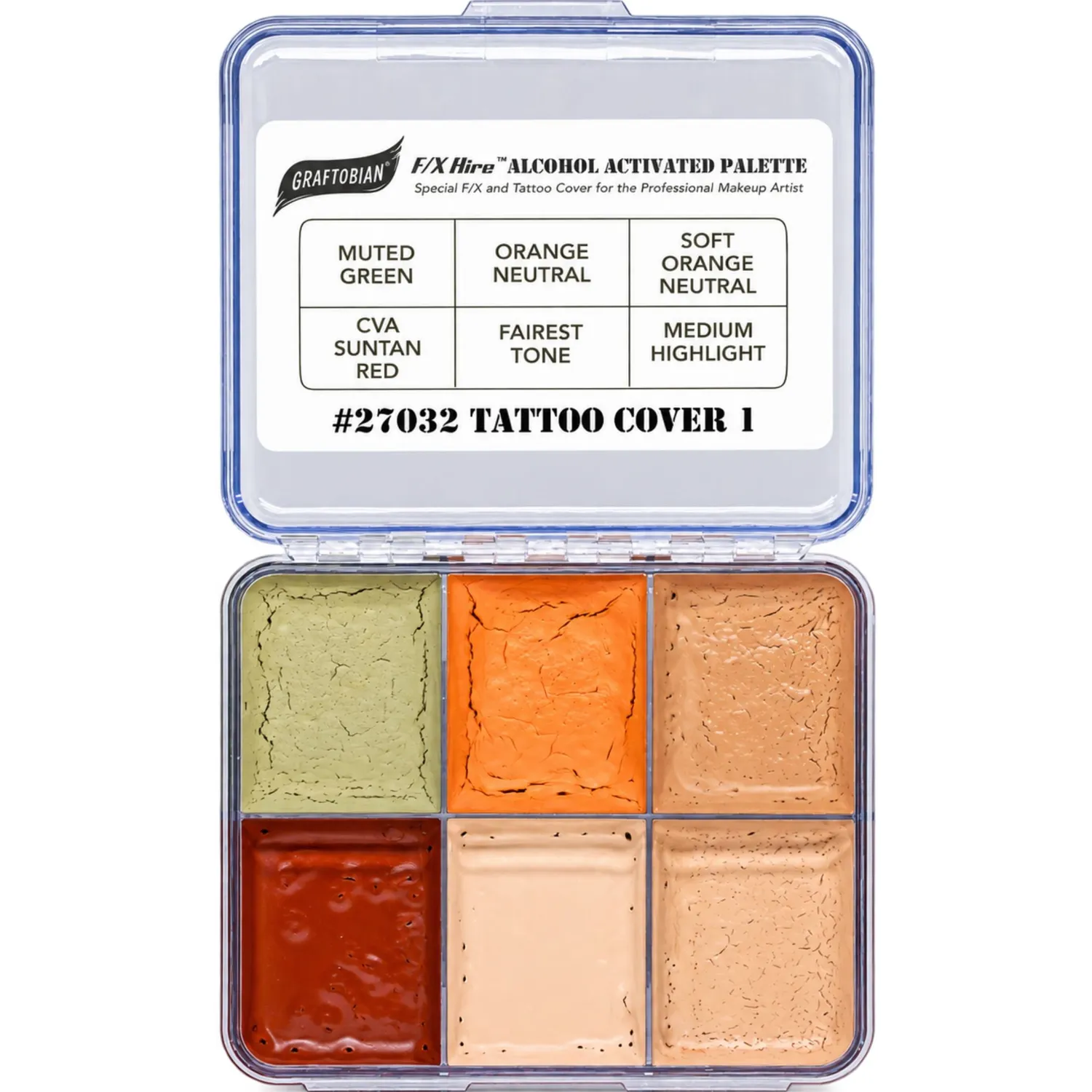Graftobian F/X Aire Tattoo Cover palette correctrice waterproof