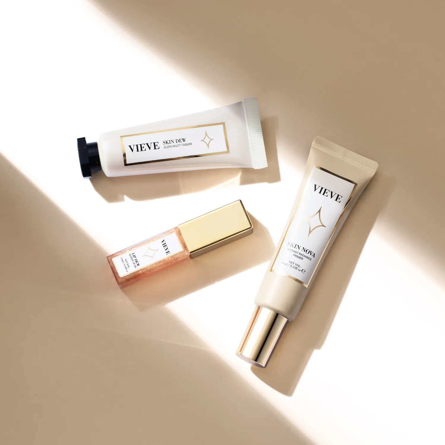 Vieve Glowbe Trotter coffret mini Lip Dew Skin Nova glow