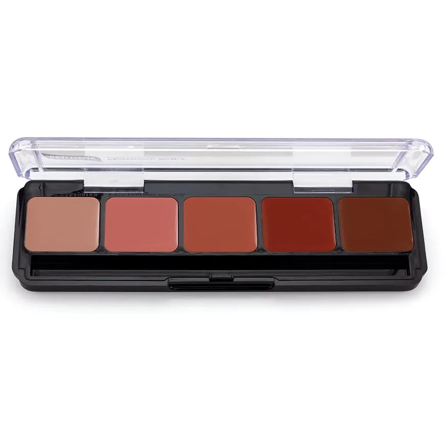 Graftobian Fashion Pro palette lèvres 5 teintes semi-mat