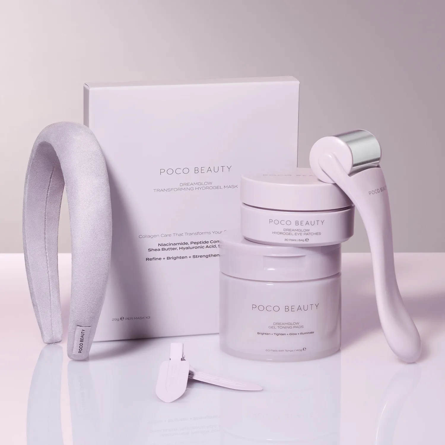Poco Beauty Dreamglow pinces cheveux anti-traces