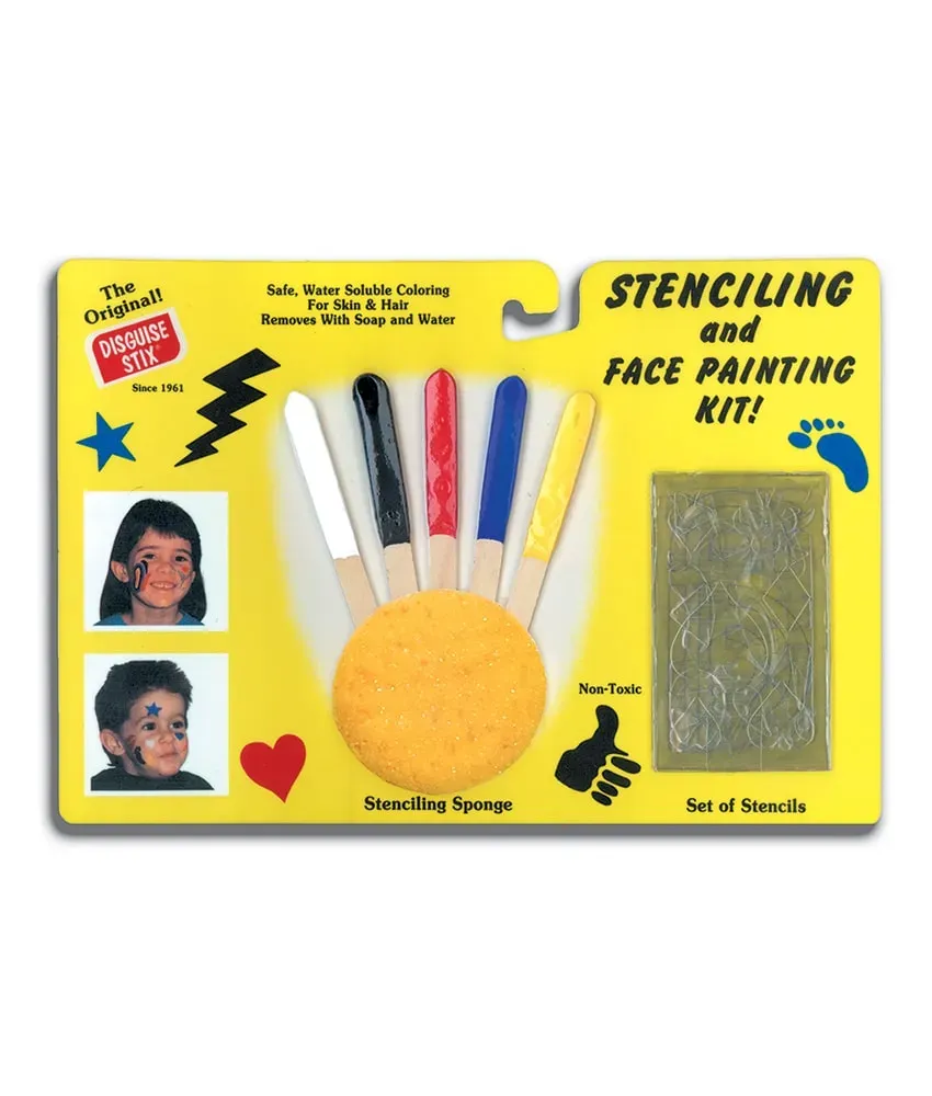 Graftobian Stencil Face Painting Kit maquillage visage pochoirs