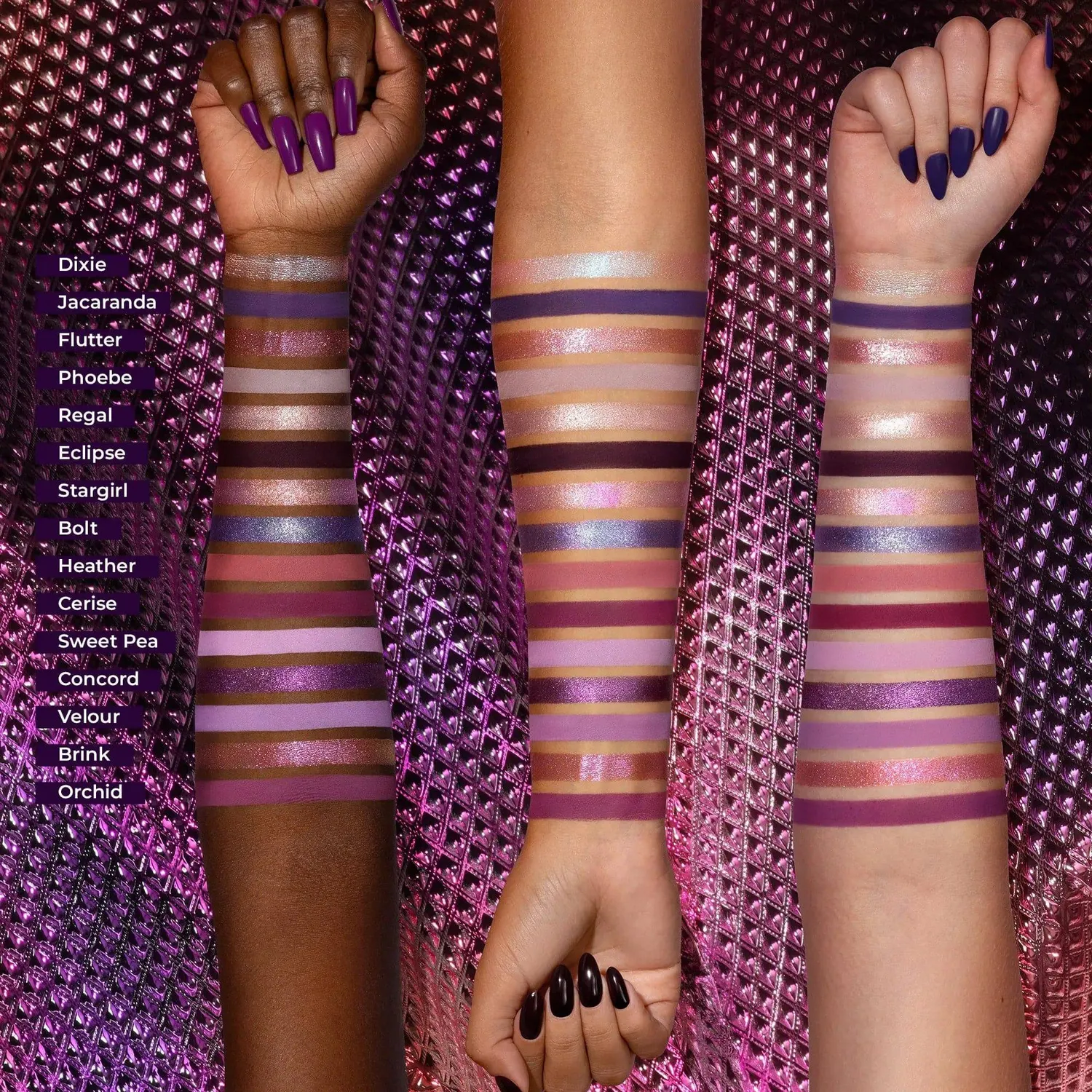 Natasha Denona Roxa palette fards 15 teintes violet