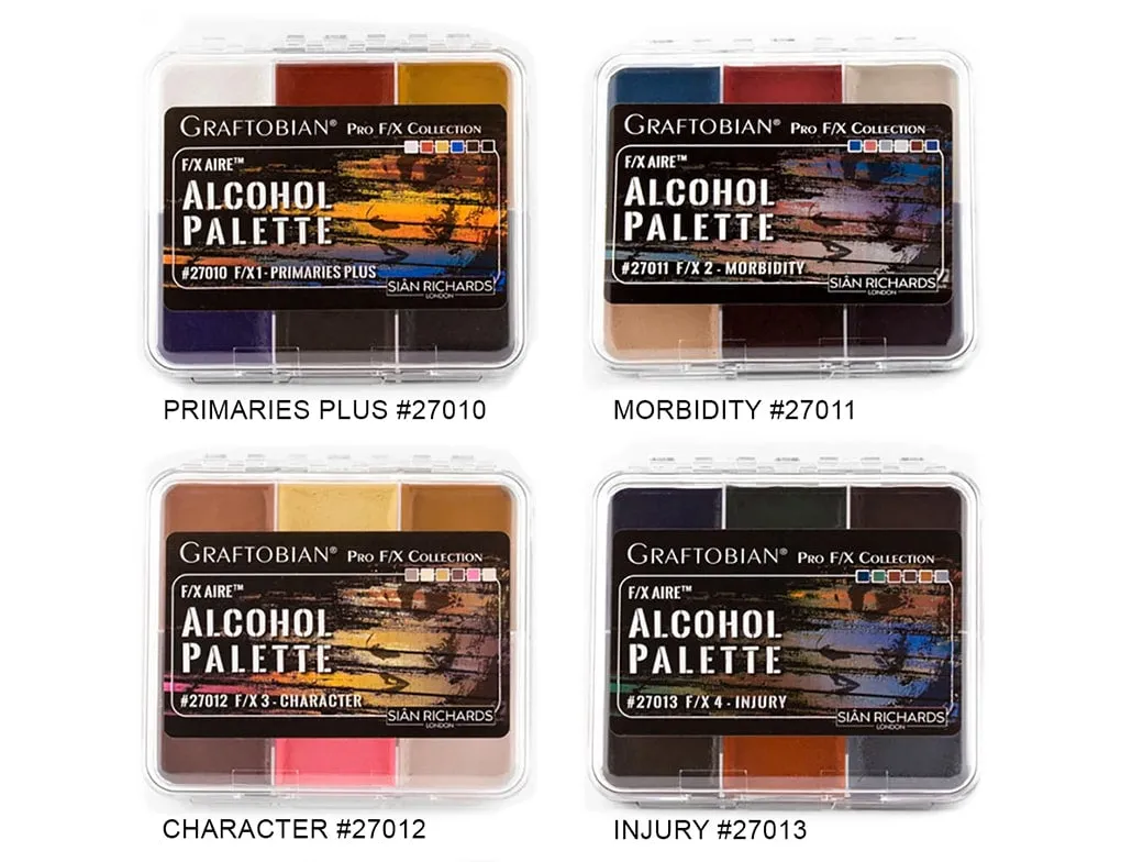Graftobian F-X Aire palette fards alcool waterproof